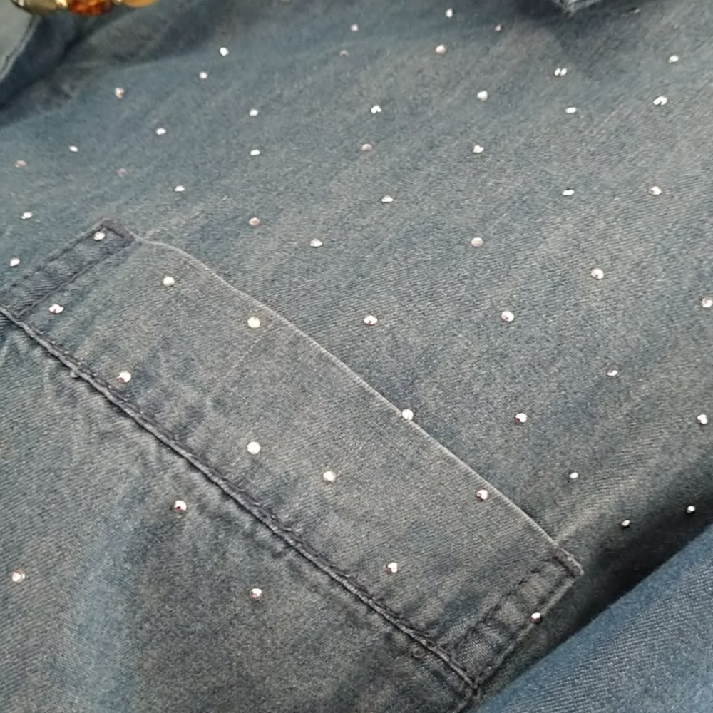 CJ BANKS Denim Shirt - Picture 4 of 7
